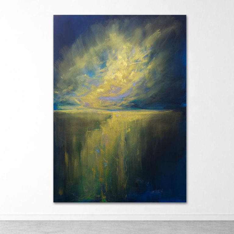 Falling Into Light - 140x100cm