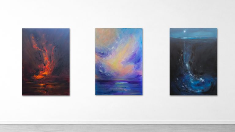 Originalgemälde kaufen | Sophia Kühn | Expressiv & Fluoreszierend