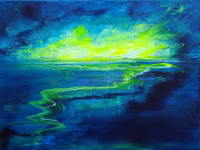 Glowing Path  - 30x40cm