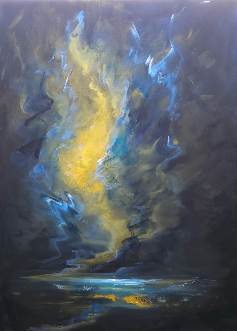 Night Pulse - 140x100cm