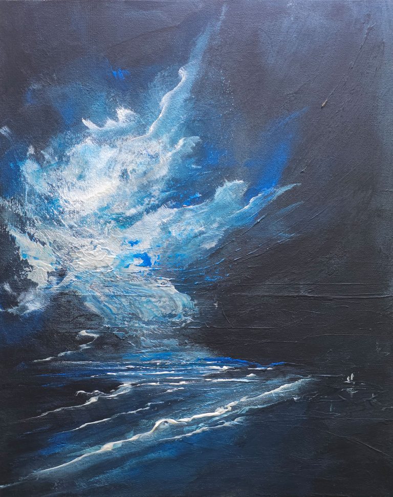 The Path the Moon Left - 50x40cm