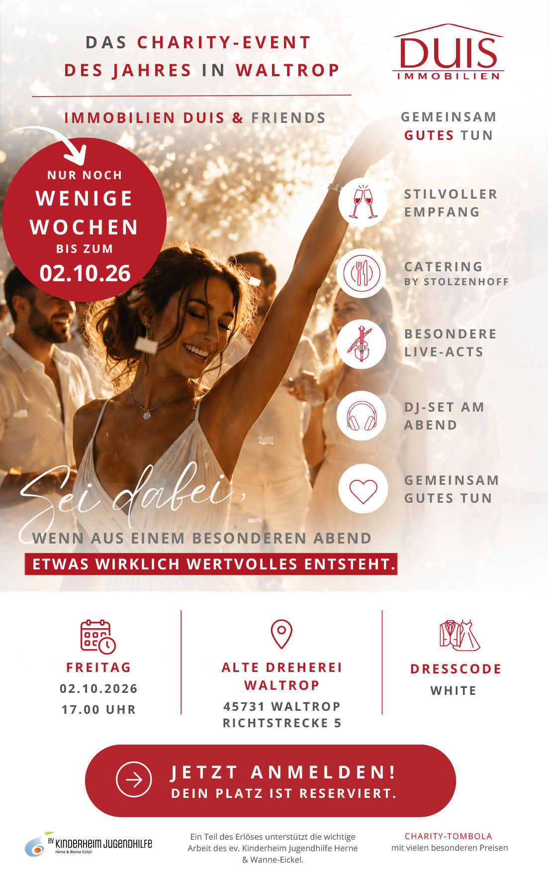 Mehr über den Artikel erfahren Gemeinsam Gutes tun – Charity Event  – 2. Oktober 2026