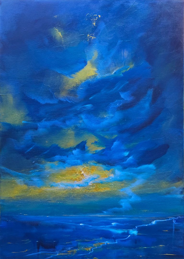 Lost in Blue - 70x50cm