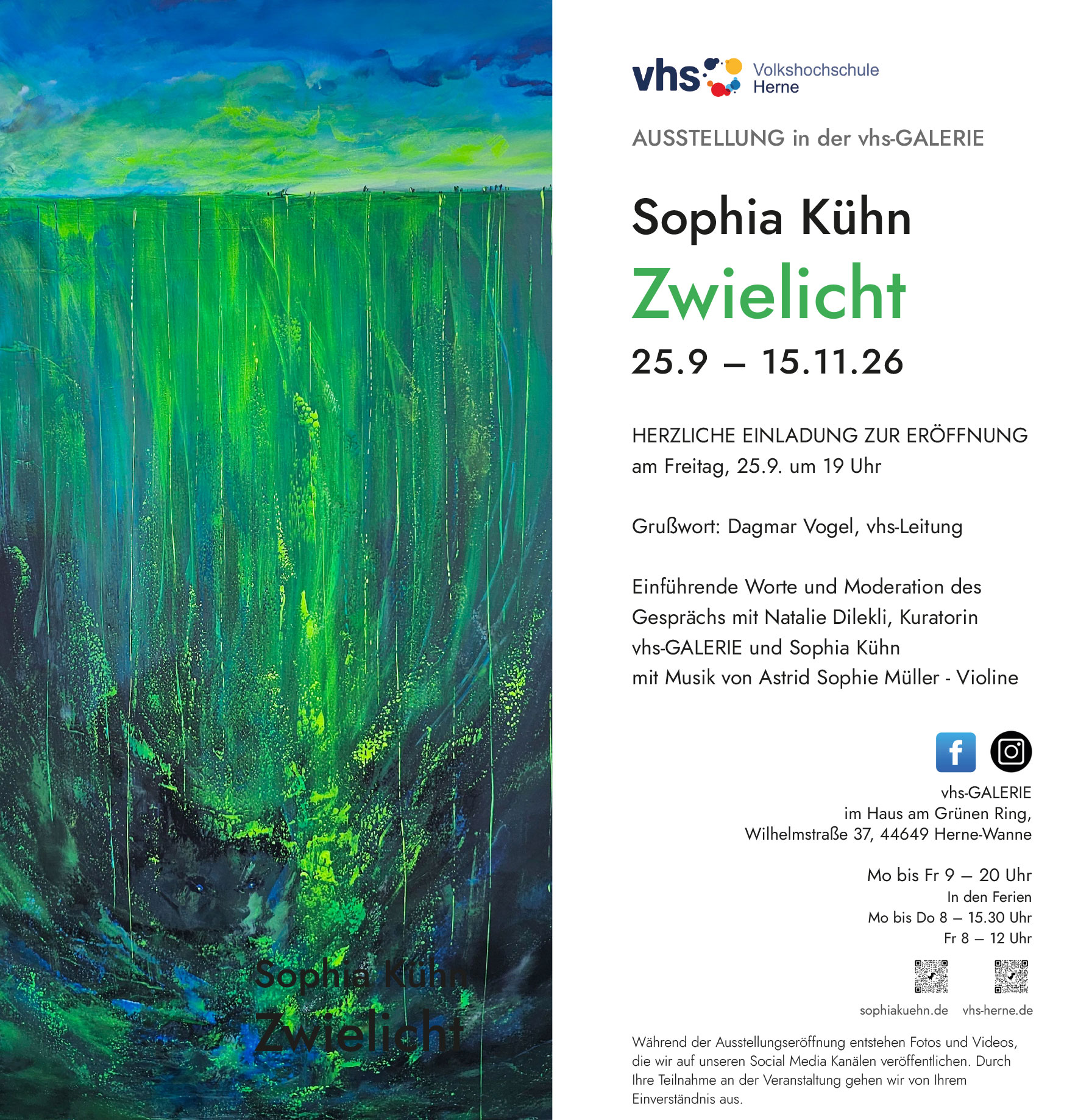 Zwielicht - vhs Galerie Herne - 25.09 - 15.11.2026