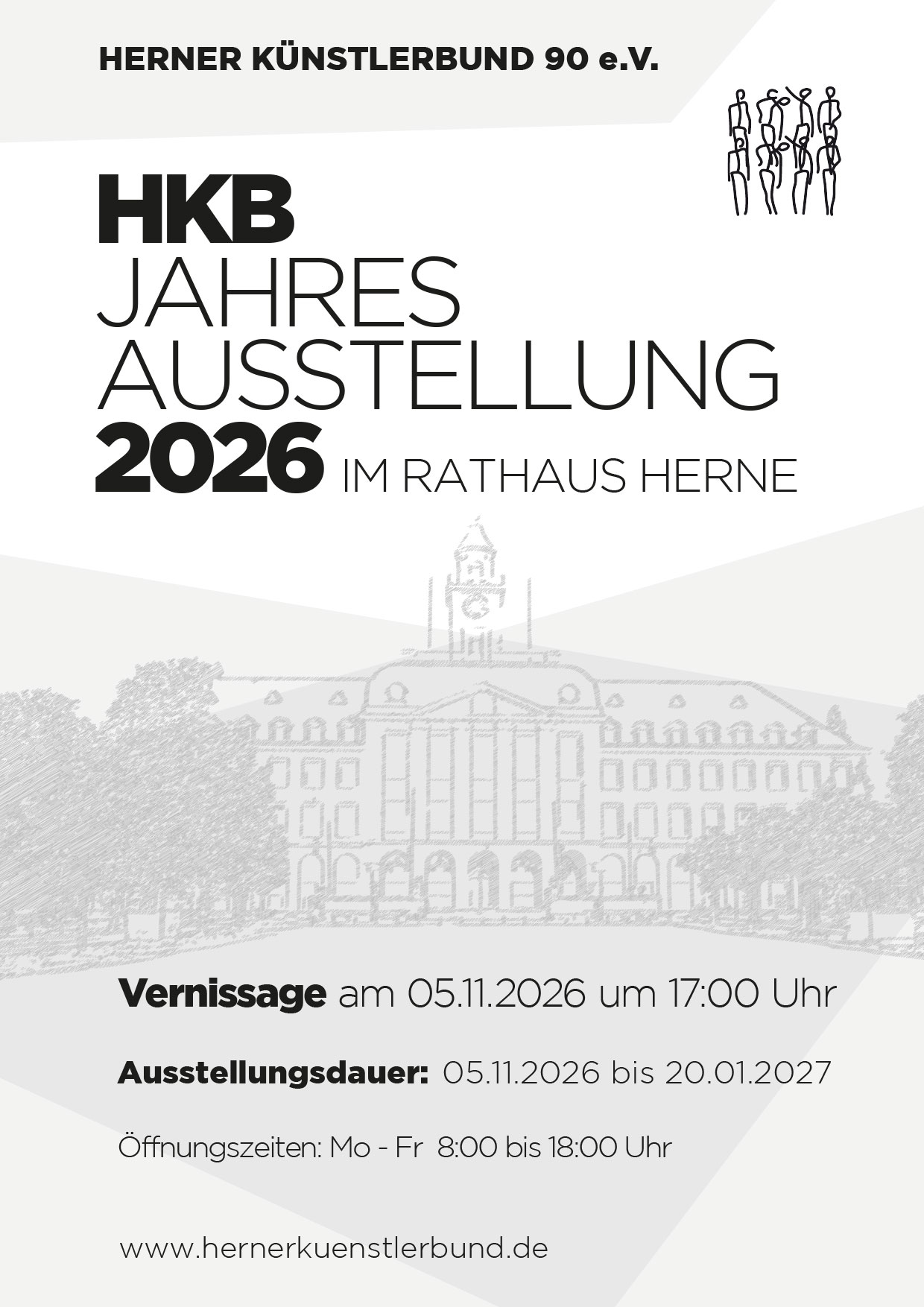 Mehr über den Artikel erfahren HKB Jahresausstellung 2026 im Rathaus Herne